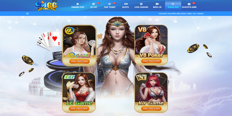 Sảnh game bài thú vị