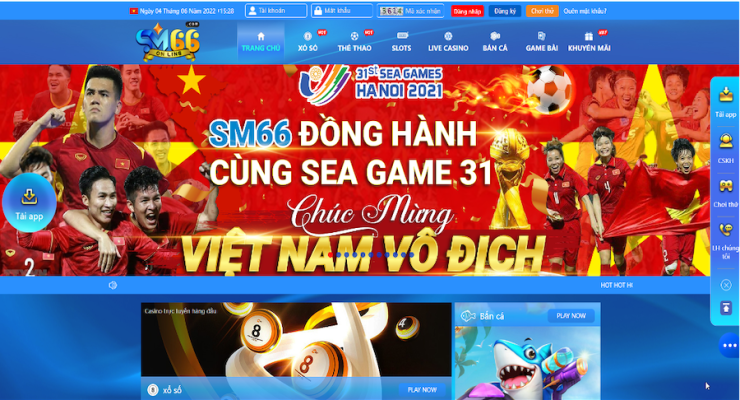 Xổ số online SM66